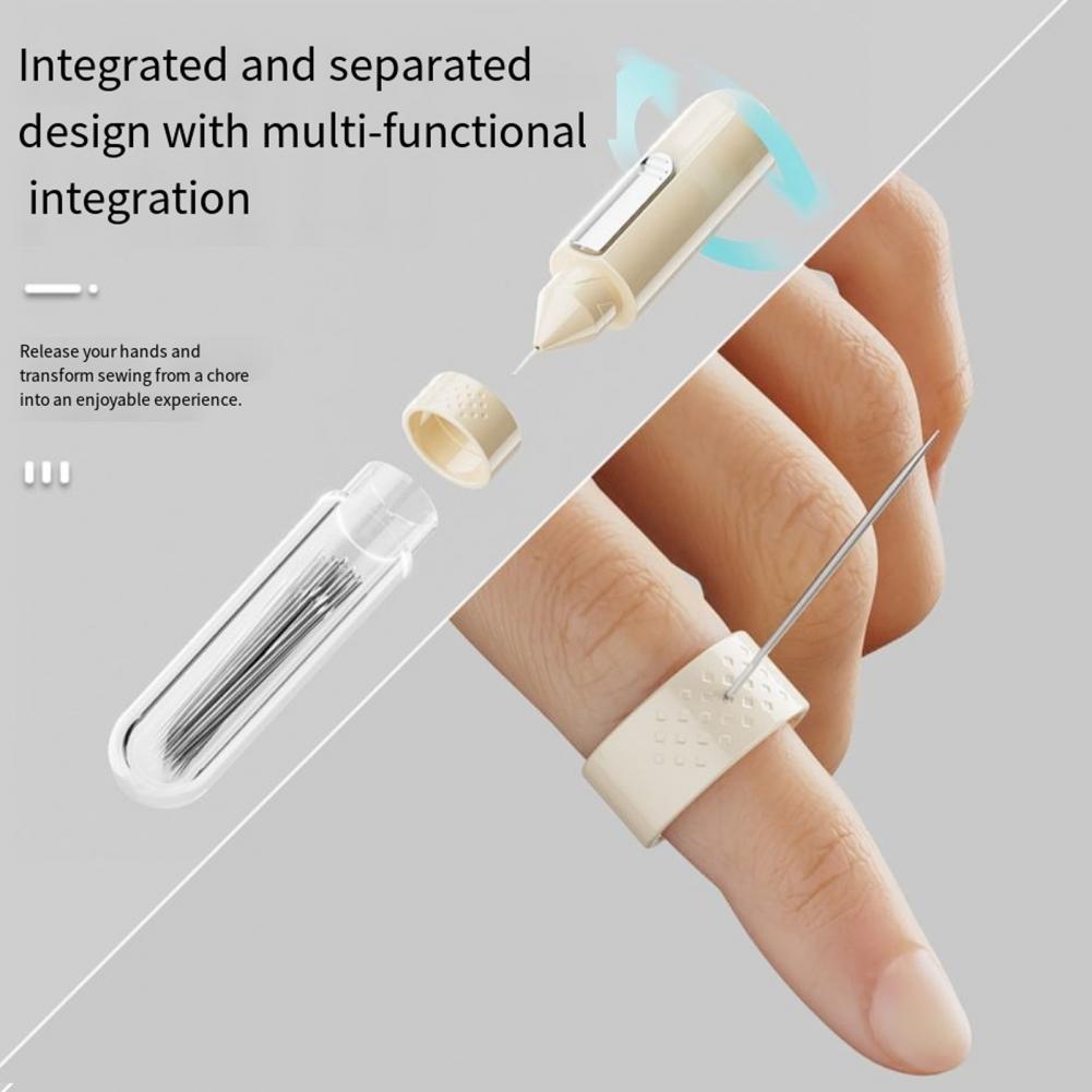 Needle Threader Tool - أداة محمولة لتسليك الخيوط وإزالة الغرز،