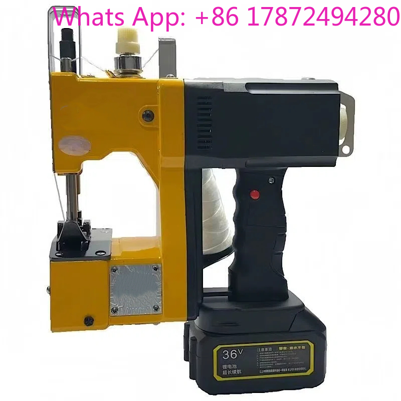 Sewing Machine In Textile Industry - ماكينة خياطة كهربائية محمولة لإغلاق الأكياس