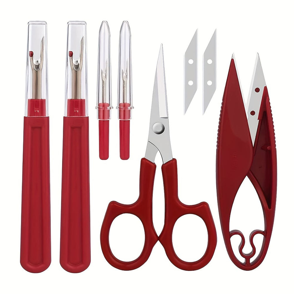 Seam Ripper Tool - 1/2/6 قطعة مجموعة الخياطة التماس الممزق