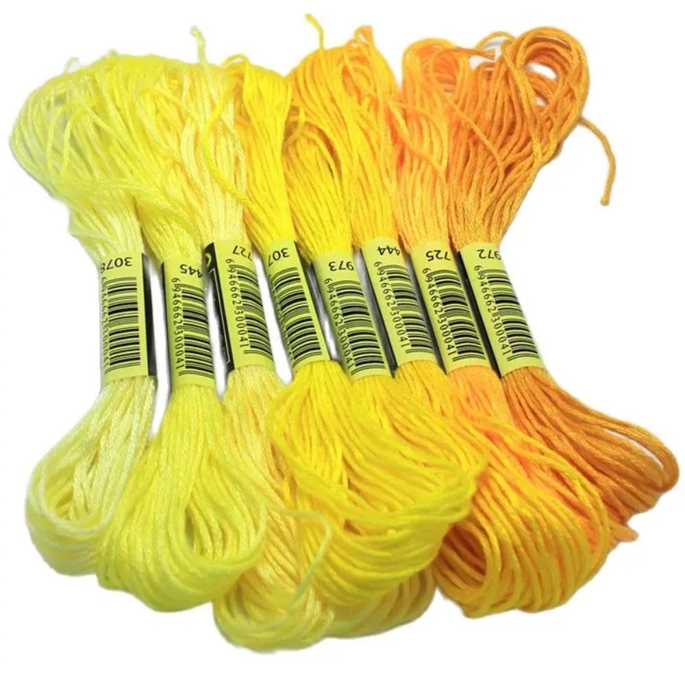 Embroidery Floss Thread - خيوط تطريز قطنية متقاطعة ، أسلوب