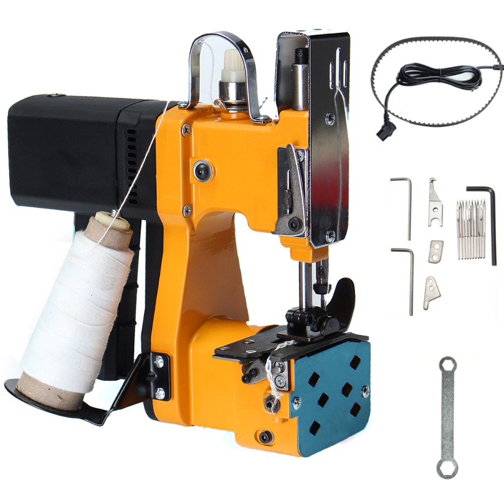 Sewing Machine In Textile Industry - آلة خياطة كهربائية لإغلاق الأكياس المنسوجة،