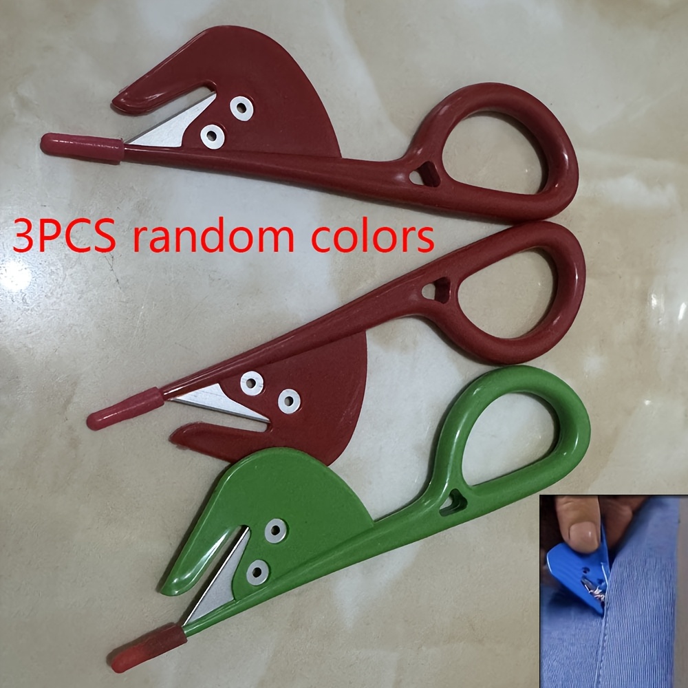 Seam Ripper Tool - 3 قطعة مقبض بلاستيكي كرافت قطّاعة