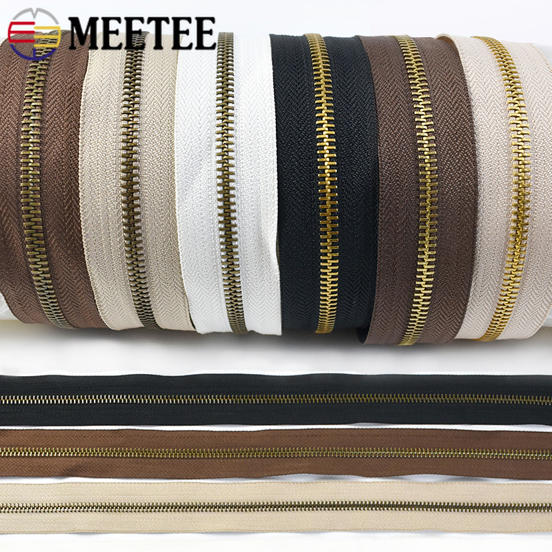 Textile And Sewing Supply - ميتي-شريط معدني مزخرف بسحاب ، أسنان
