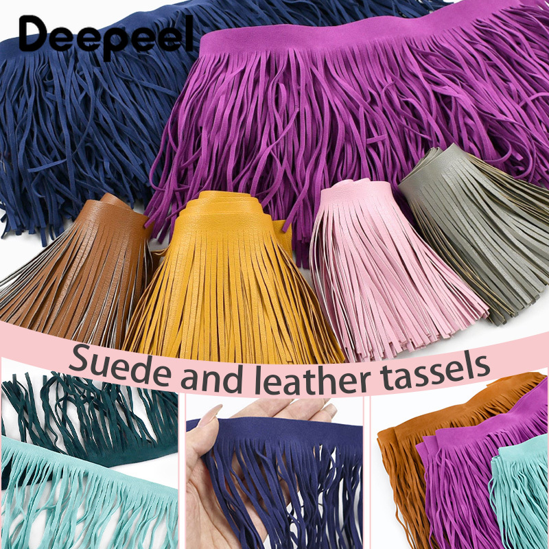 Textile And Sewing Supply - شريط زخرفي من الجلد المدبوغ بطول