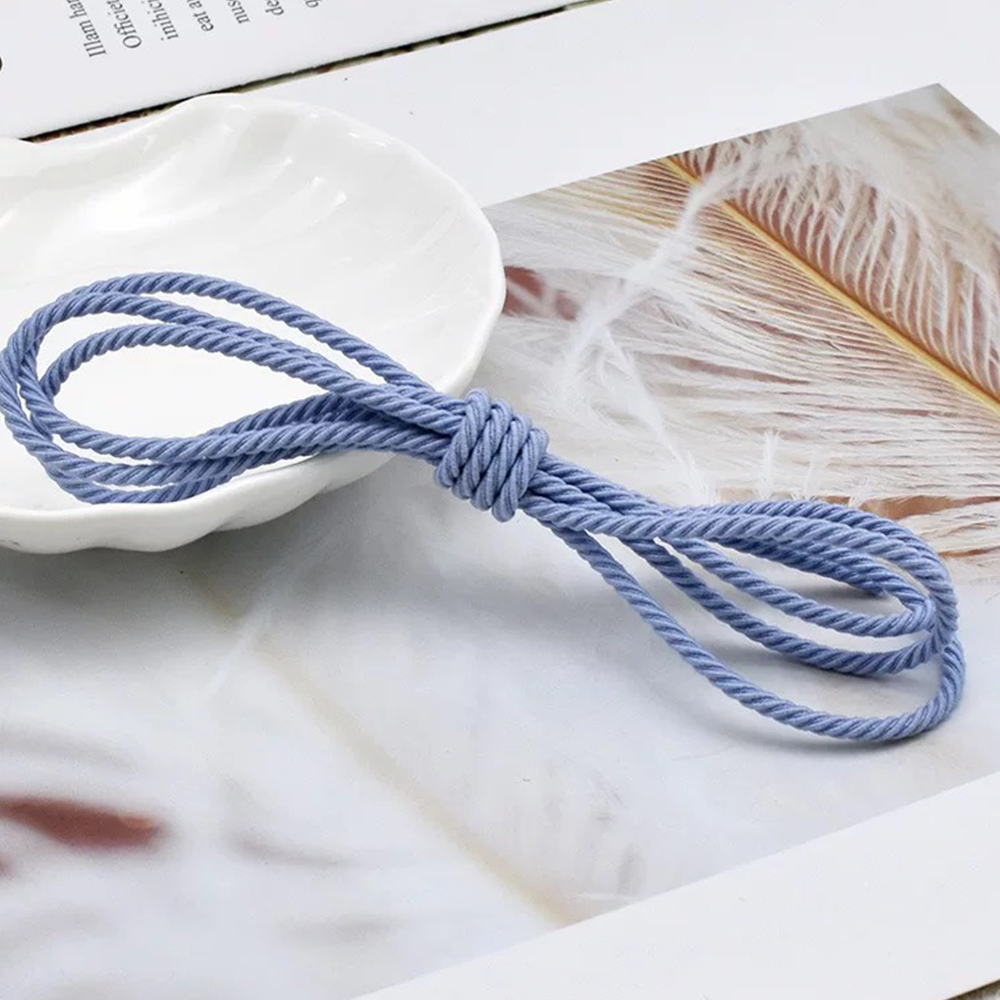 5 متر/قطعة حبل مطاطي مضفر بسمك - مراجعة Sewing Necessities وسعره
