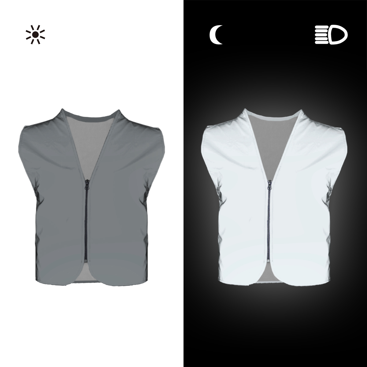 سترة سالزمان العاكسة سترة أمان - مراجعة Invisible Zip Fastener وسعره