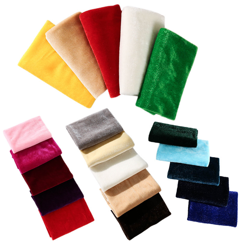 5 قطعة 50x50 سنتيمتر بلون المخ - مراجعة Sewing Velvet Fabric وسعره