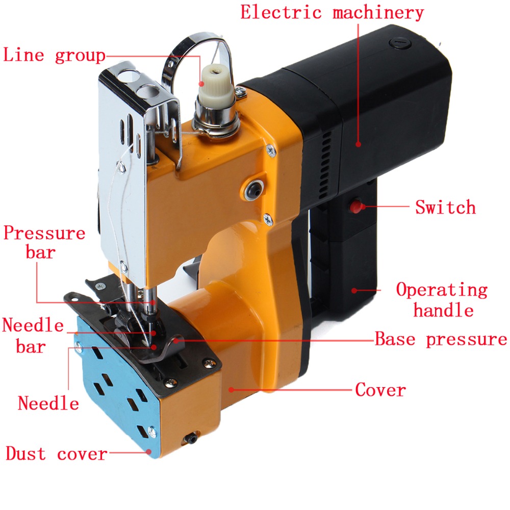 آلة خياطة كهربائية لإغلاق الأك - مراجعة Sewing Machine In Textile Industry وسعره