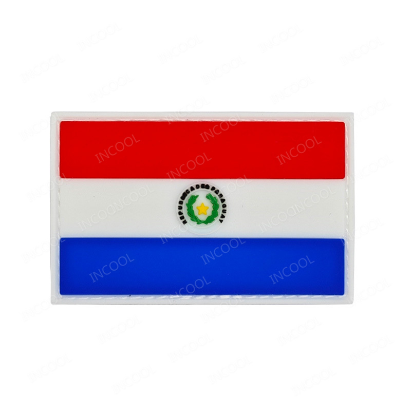 علم باراغواي المطرزة التصحيح P - مراجعة Velcro Sew On وسعره