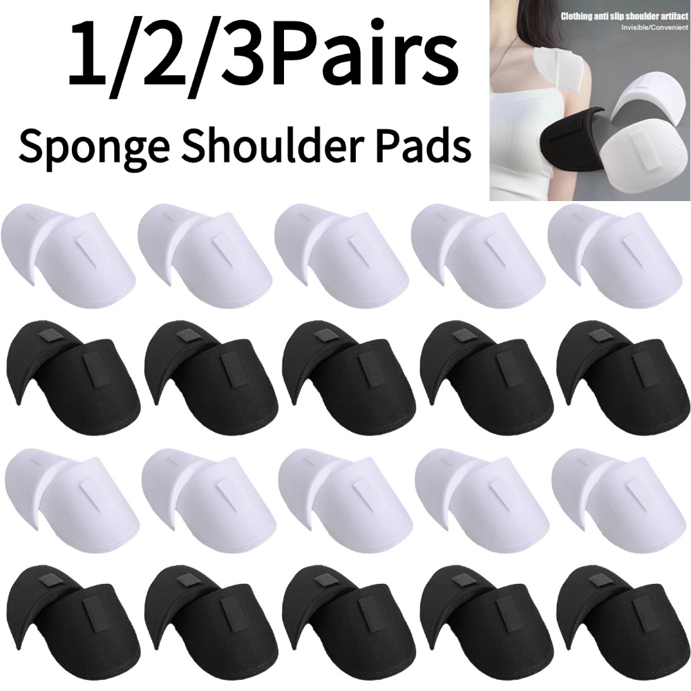 1/2/3Pairs رغوة الإسفنج منصات  - مراجعة Shoulder Pad Set In وسعره