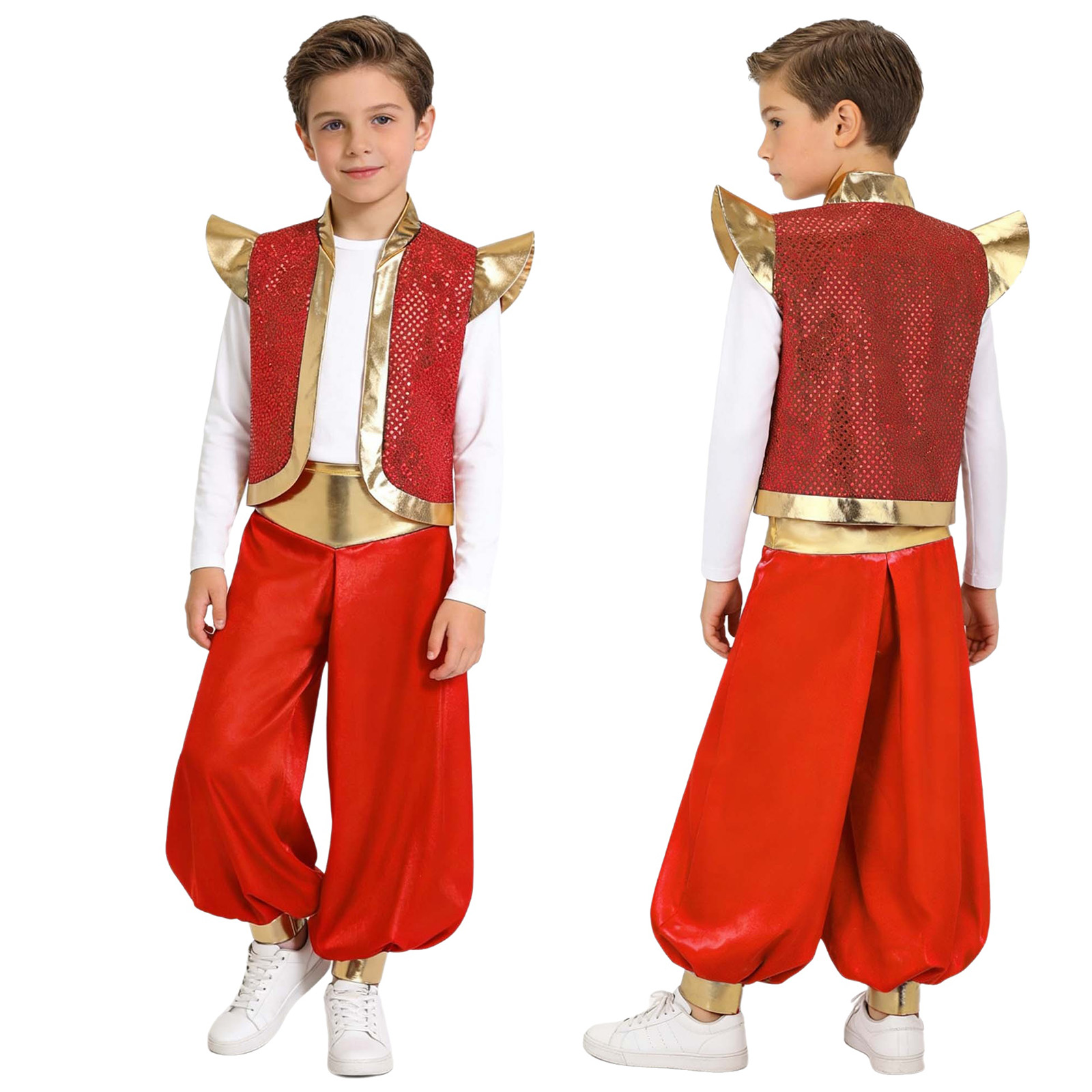 أزياء تنكرية عربية للأولاد: ست - مراجعة Shoulder Pad Set In وسعره