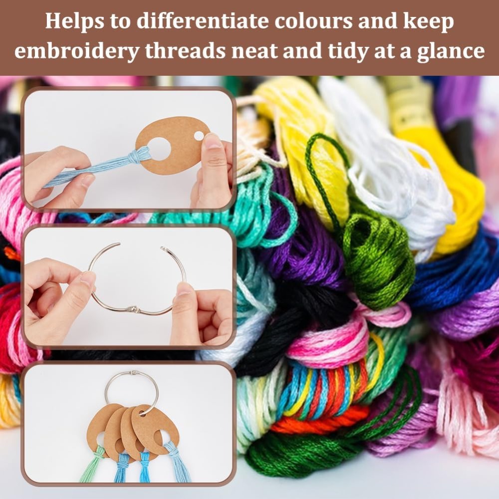 100 قطعة دمعة الخيط قطرات Burl - مراجعة Embroidery Floss Thread وسعره