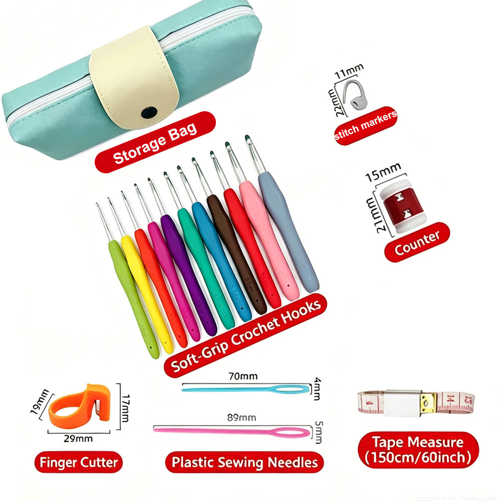 مجموعة من 37 قطعة من إبر الكرو - مراجعة Sewing Necessities وسعره